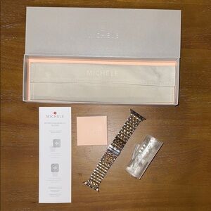 Michele Two-Tone Watch Band